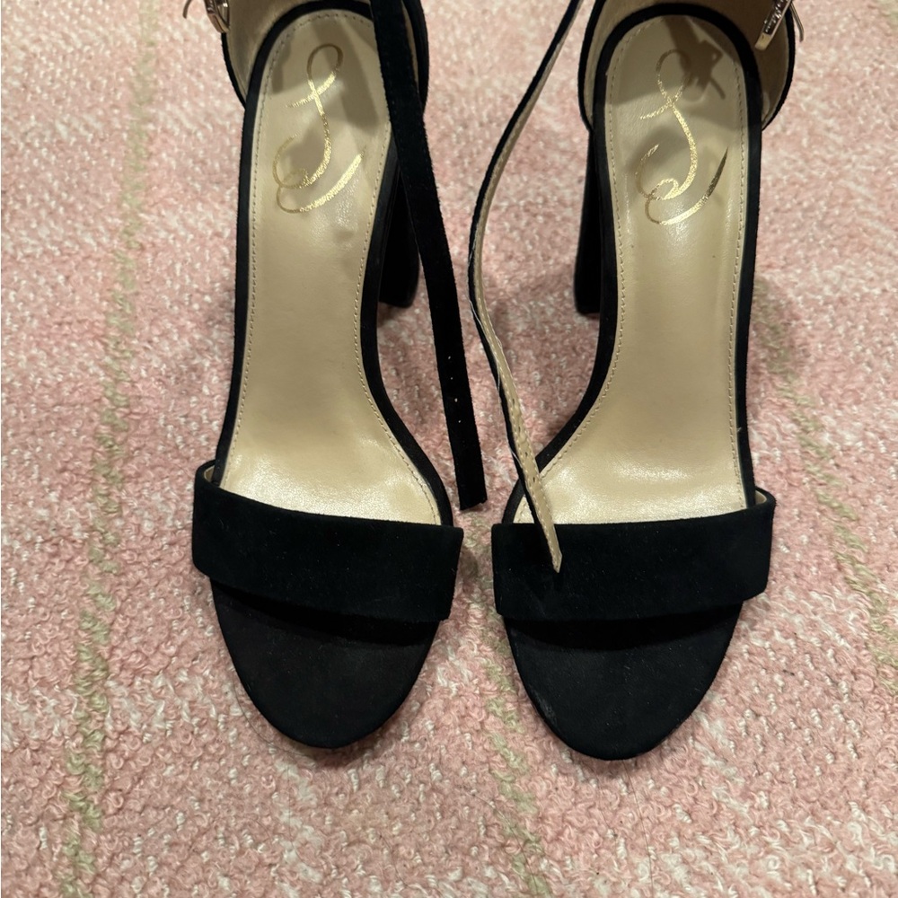 Black Sam Edelman Suede Heels